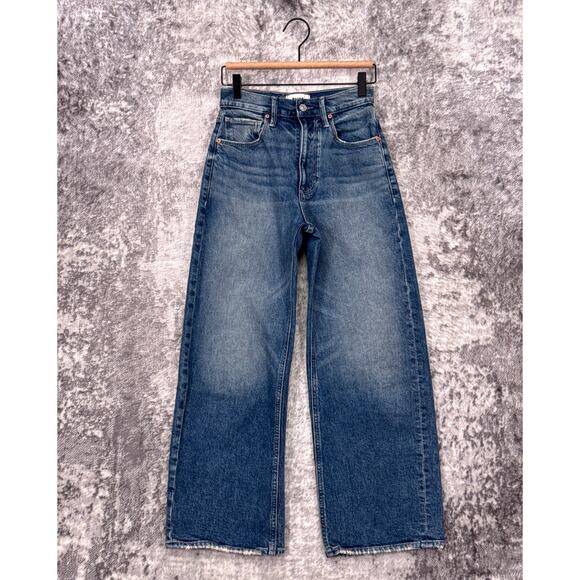 Paige Jeans 24 Womens Arellia Ankle Barrel Leg Denim